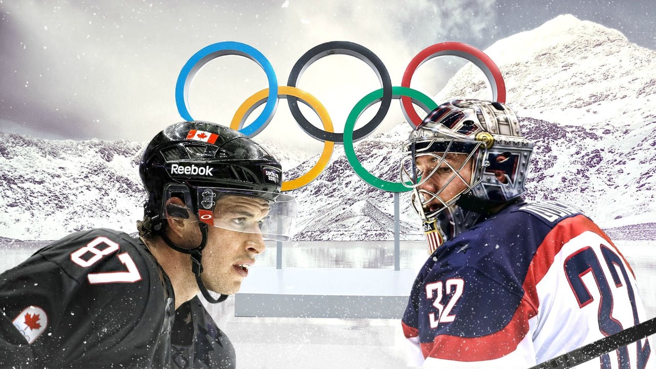 Olympics Ice Hockey background